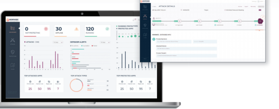 screenshot of Morphisec Guard